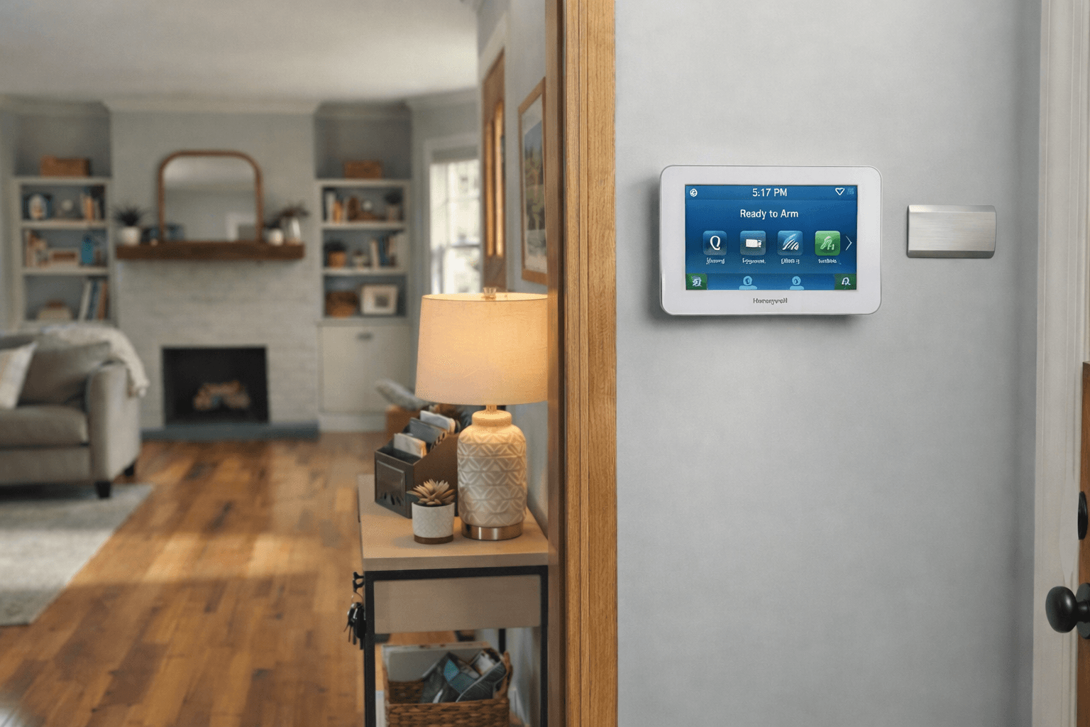 Honeywell wireless security panel install