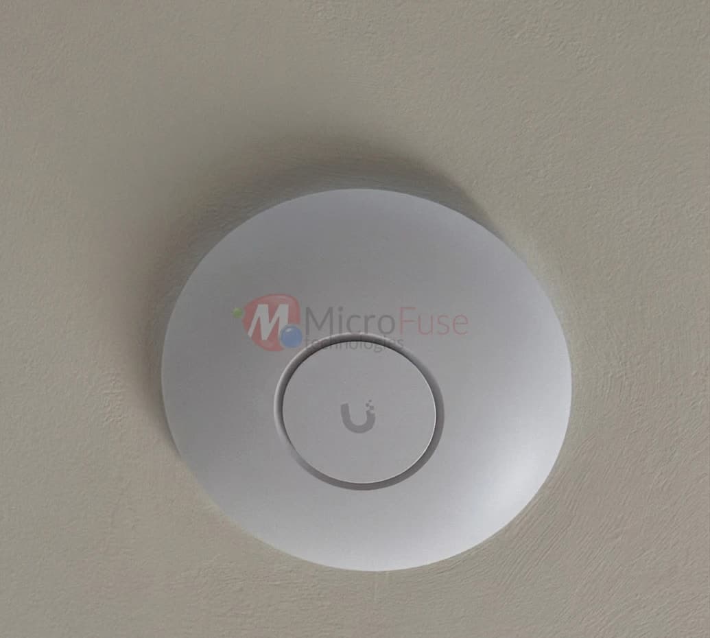 Ubiquiti ceiling access point for mesh Wi-Fi